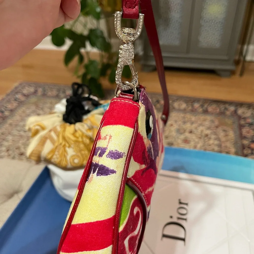 Dior Limited Edition Multicolor Victim Mini Saddle Bag - Picture 3 of 16